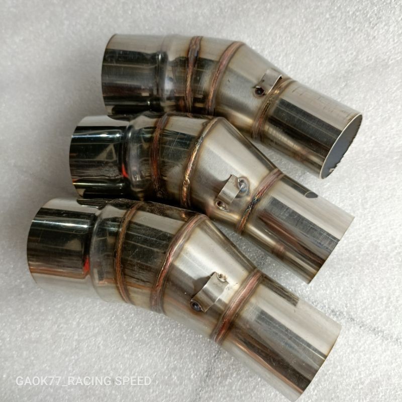 SLIP ON KNALPOT NINJA 250FI OLD/NINJA250 KARBU STAINLESS INLET 50MM