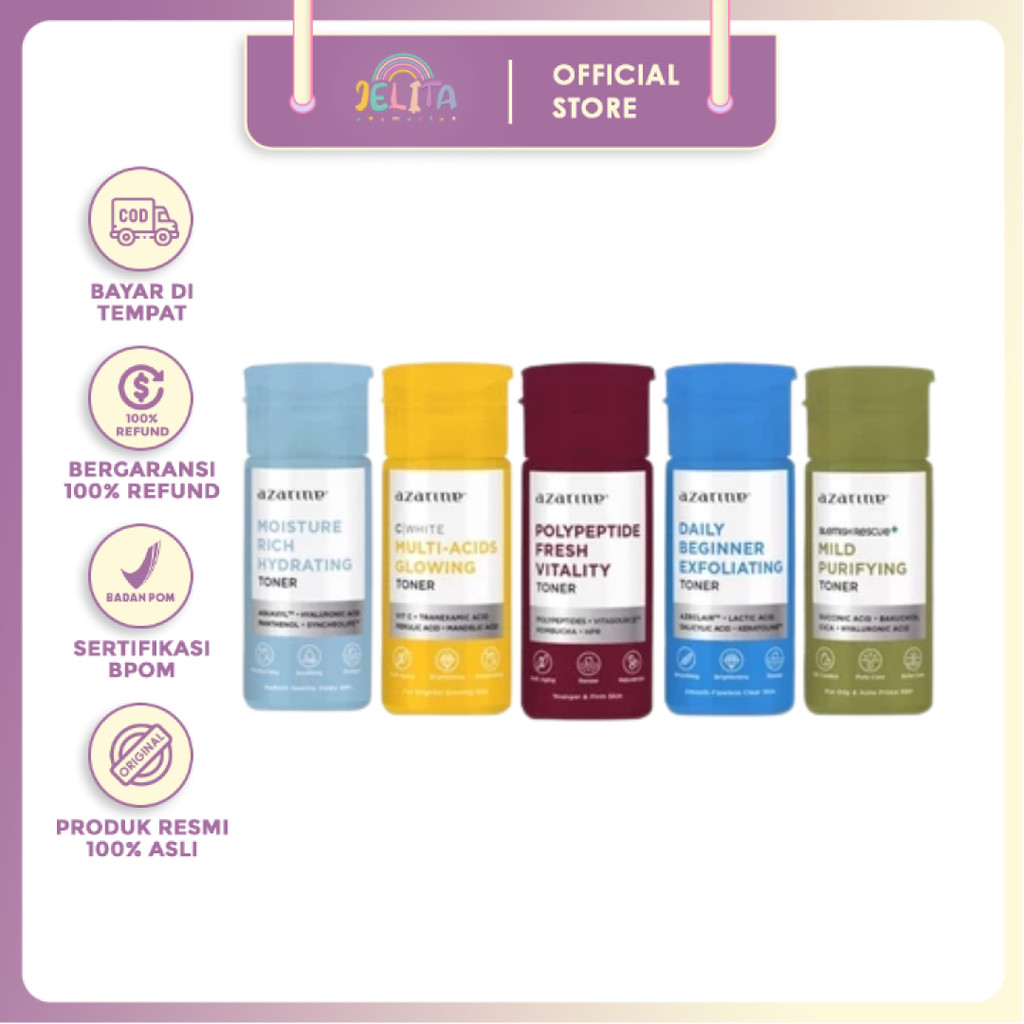 𝓳𝓮𝓵𝓲𝓽𝓪 - AZARINE Toner | Azarine Daily Beginner Exfoliating Toner | Azarine Moisture Rich Hydrating 