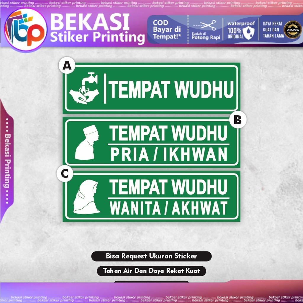 

Stiker Tempat Wudhu Pria Stiker Tempat Wudhu Wanita Stiker Tempat Wudhu Stiker Tempat Wudhu Perempuan Stiker Tempat Wudhu Laki Laki