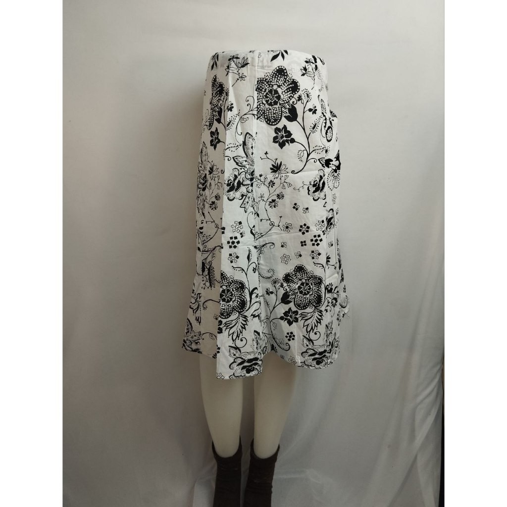 Rok Batik Wanita Span 3/4 Midi Skirt Esprit (GB-0008)