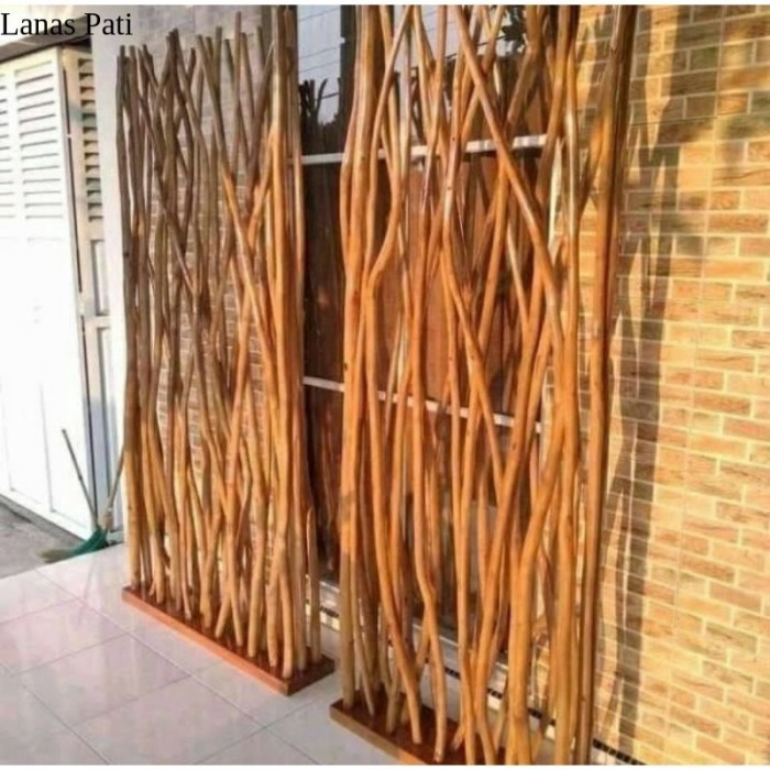 

Ranting Kayu Jati Dekorasi Rumah isi 10 Batang - 2 meter XD2