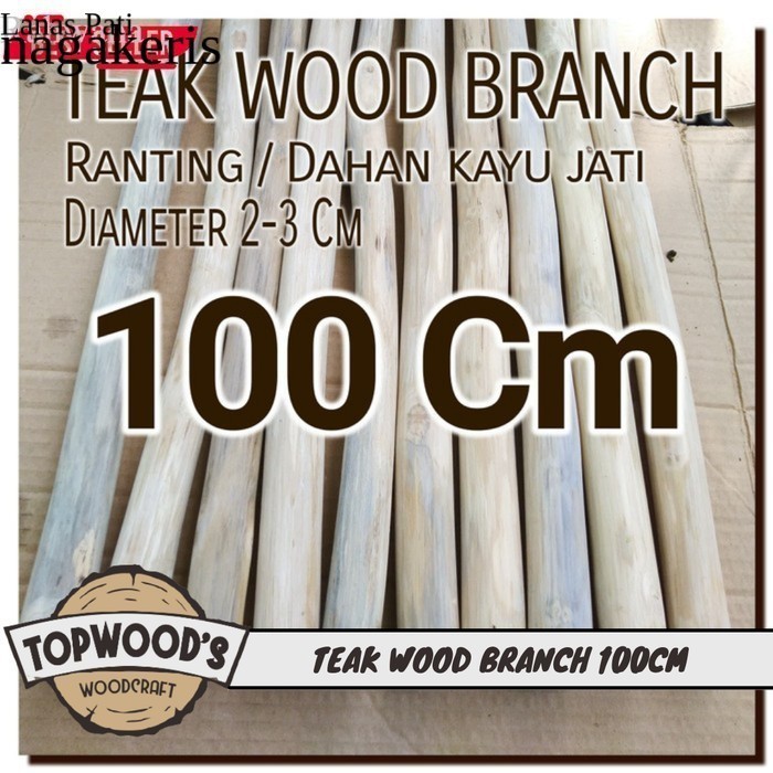 

Topwood Macrame 100 Cm Teak Wood Branch Dahan ranting kayu jati murah FXN6 XD9