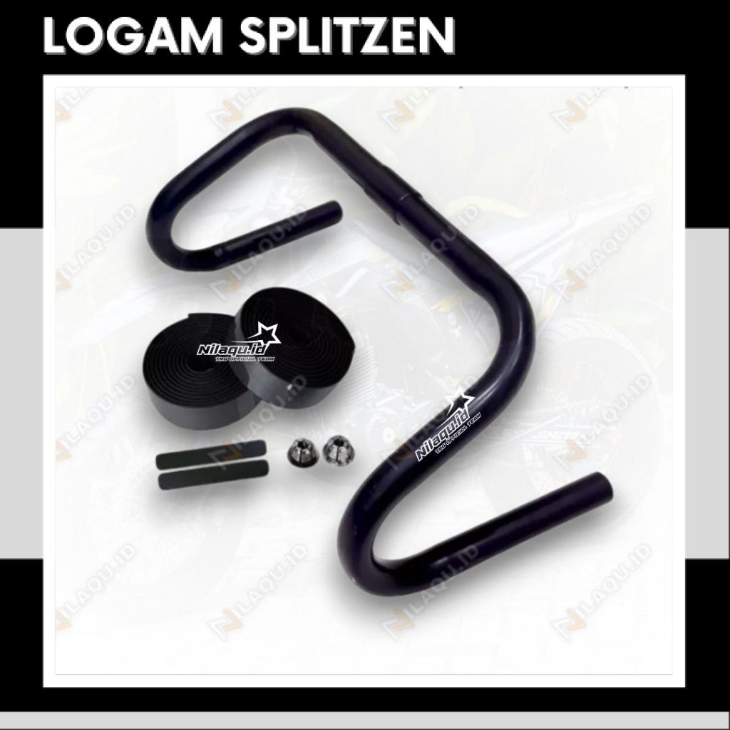 PROMO Paket stang dropbar fixie roadbike stang sepeda balap dropbar 25.4 non os fixie gravel mtb min