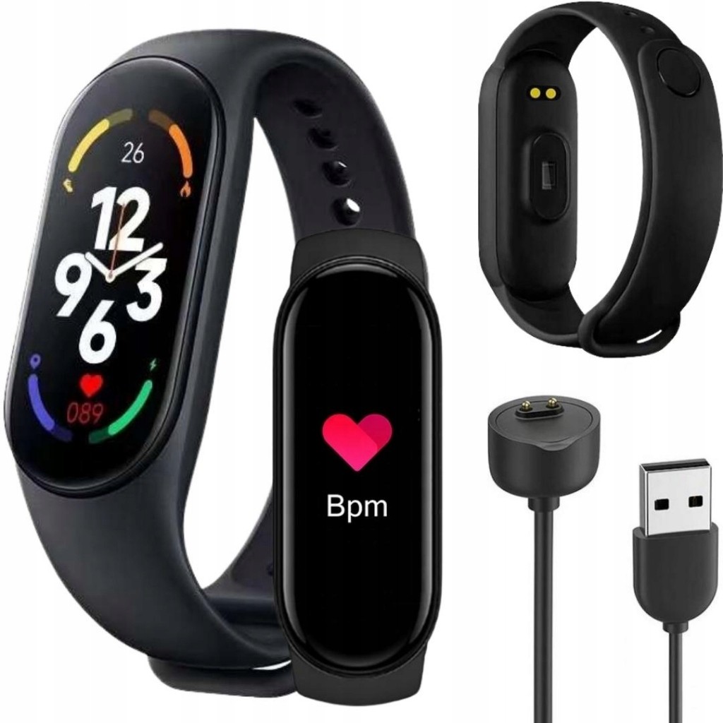 NEW DEALS Garansi Smartband 9 8 7 M7 M8 M6 Jam Tangan Pria Wanita Digital SmartWatch Smartband