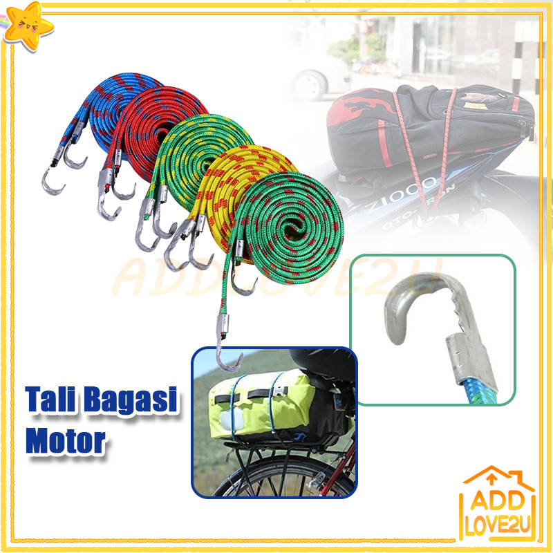 Tali Pengikat Barang Bagasi Motor/Karet Pengikat Barang Motor Panjang/Tali Ikat Bagasi Motor/pengika