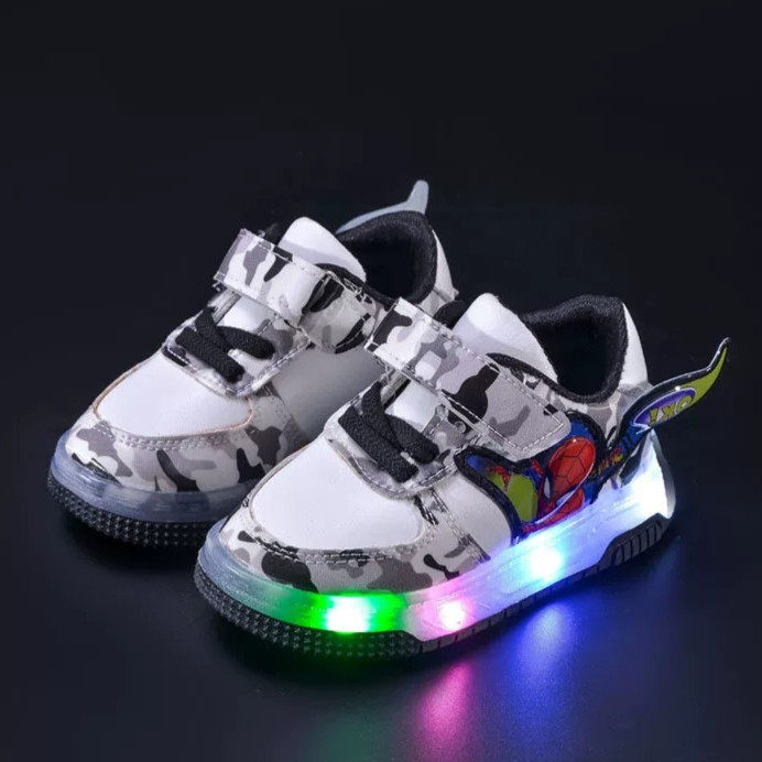 Katekids Sepatu Led Anak Laki Laki Sepatu Kasual Olahraga Sepatu Lampu Anak Laki Laki Sneakers