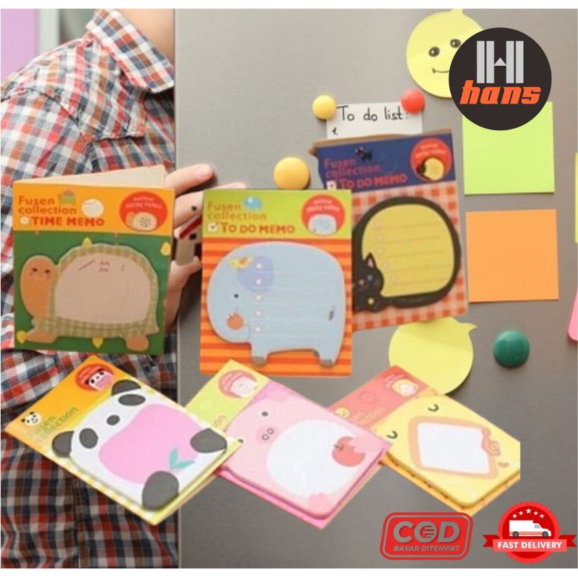 

Catatan Tempel Sticky Notes Kertas Memmo Stiker Memo