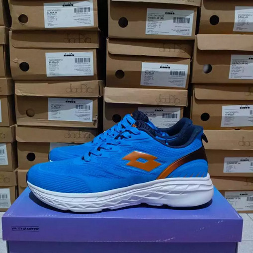 Sepatu Lotto Curtis Men's Running Shoes Royal Original 100%