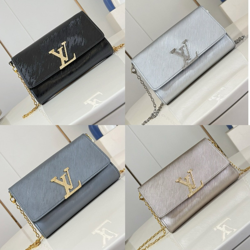 Konter baru ORI TOP LV tas ketiak rantai kecil bergaya