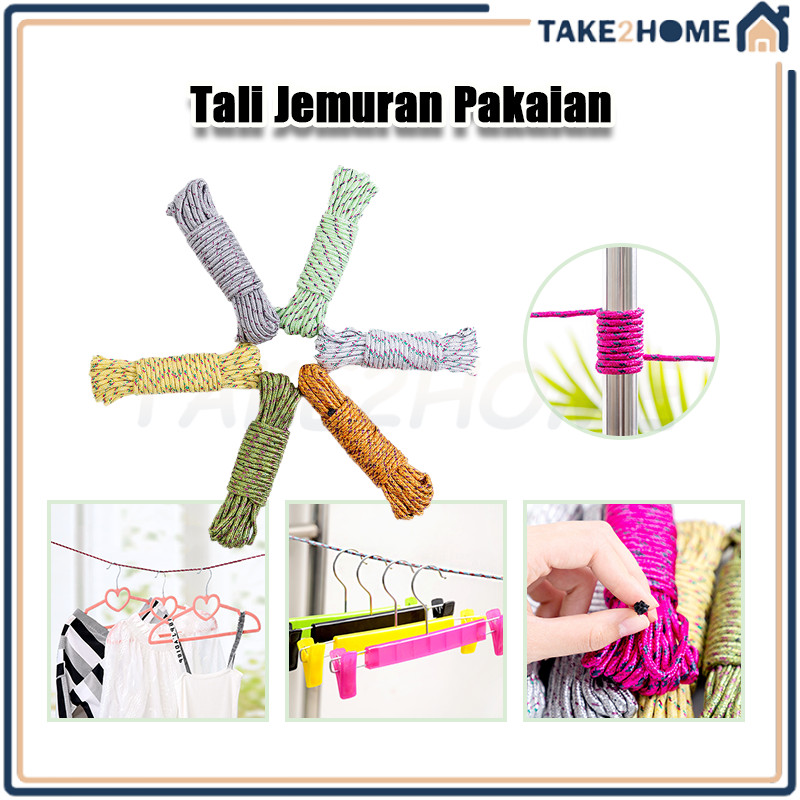 Tali jemuran 10 m/Tali Jemuran Bahan Tambang/Tali Tambang Nylon Tali Jemuran