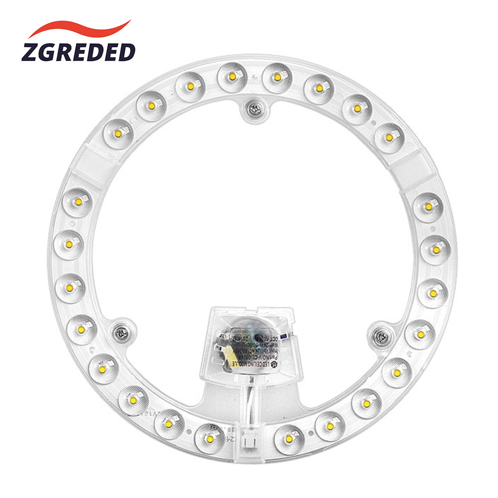LED Panel 220V Ceiling Light Replacement LED Module 12W 18W 24W 36W Round LED Retrofit Light Board K