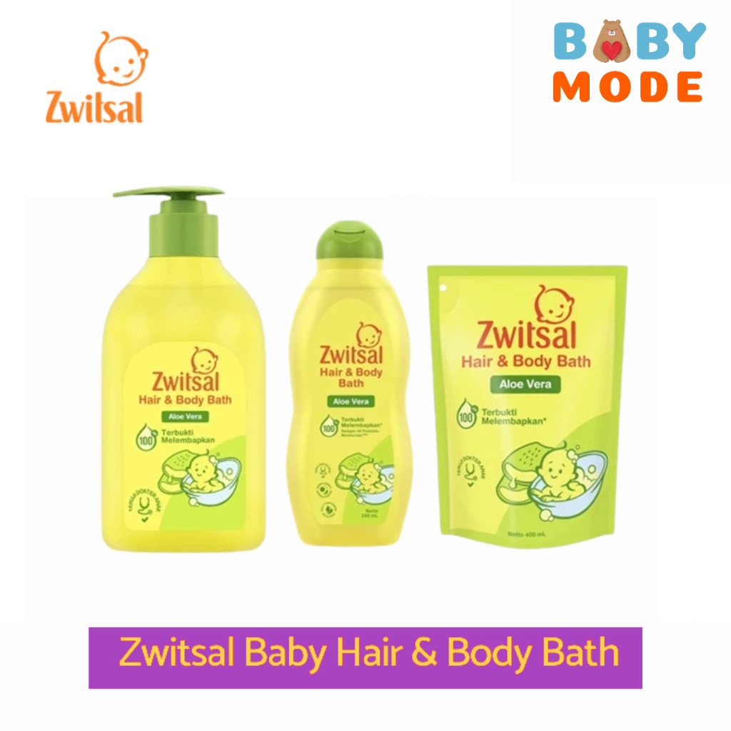 Zwitsal Baby Hair & Body Bath - Sabun Mandi Shampoo Bayi ~BM