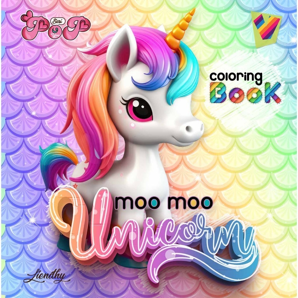 

Gramedia Jambi - Coloring Book Moomoo Unicorn