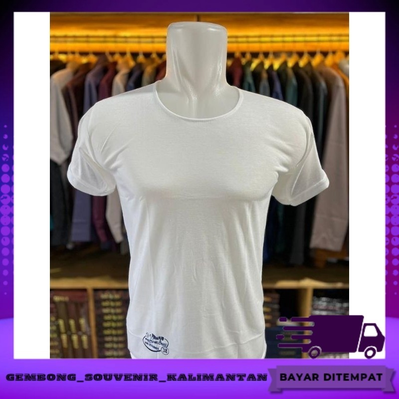 SWAN SHOGUNAVO KAOS OBLONG PRIA SWAN BAND - TYPE DELUXE / KAOS DALAM PRIA / KAOS SWAN / KAOS PUTIH D