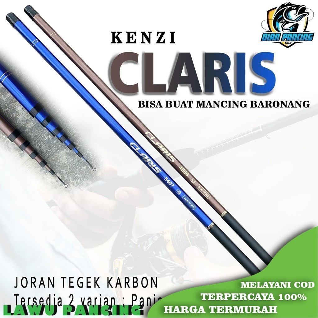 Joran Pancing Tegek Kenzi Claris New 450 & 540