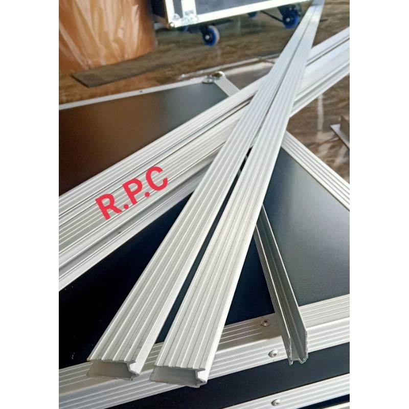 List Alumunium M 3 meter List Alumunium U list M list U Lis M Lis U List hardacse - BlackBox A2