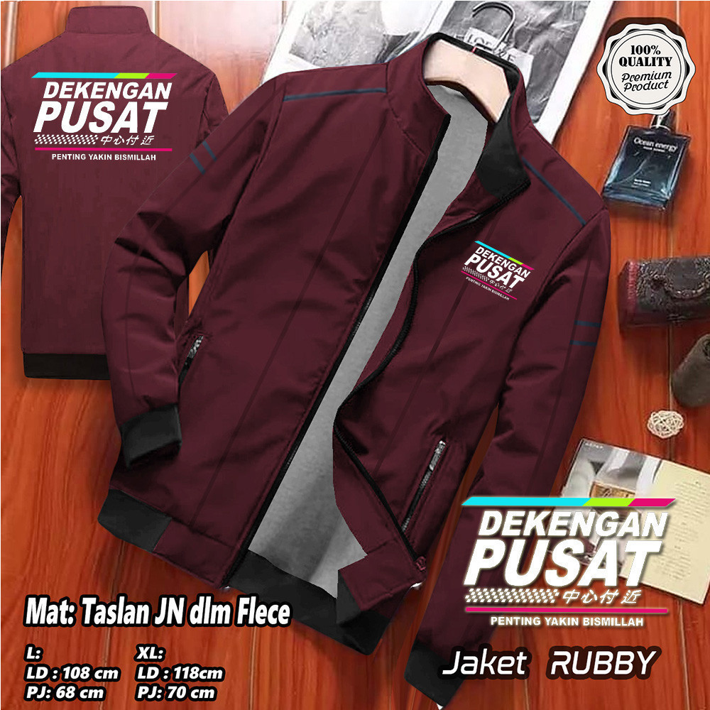 Jaket Dekengan Pusat Custom nama