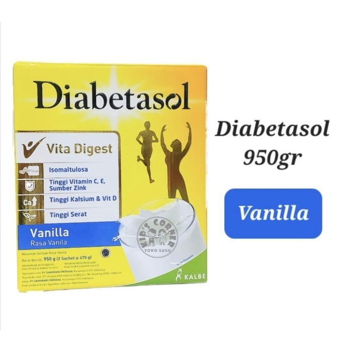 

Baru !! Diabetasol vanila 1000gr - 950gr (2x475gr)