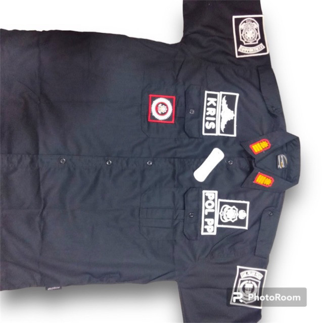 Kemeja Bordir Pol PP Satpol PP Timbul