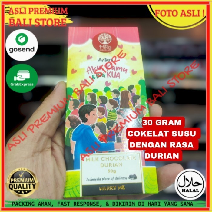 

OLEH OLEH MAKANAN CEMILAN CAMILAN SNACK KULINER KHAS ASLI ORI ORIGINAL BALI COKELAT COKLAT SUSU DURIAN DUREN