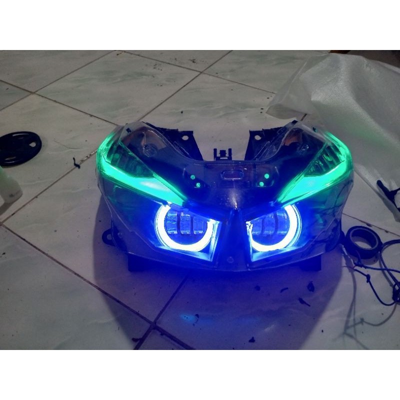 proji projie daymaker Honda Vario 125/150 LED old fulset tinggal pasang berikut alis
