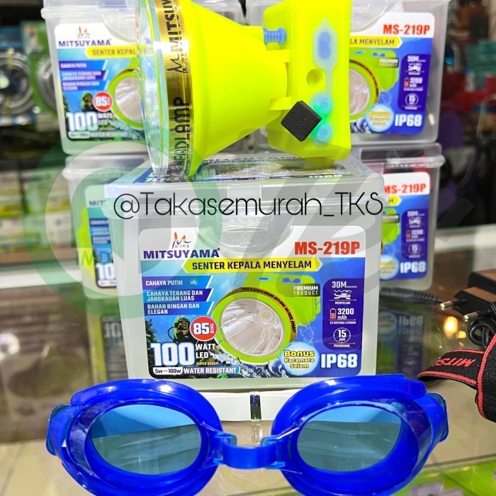 MITSUYAMA MS-219P Senter Kepala Diving 100 Watt