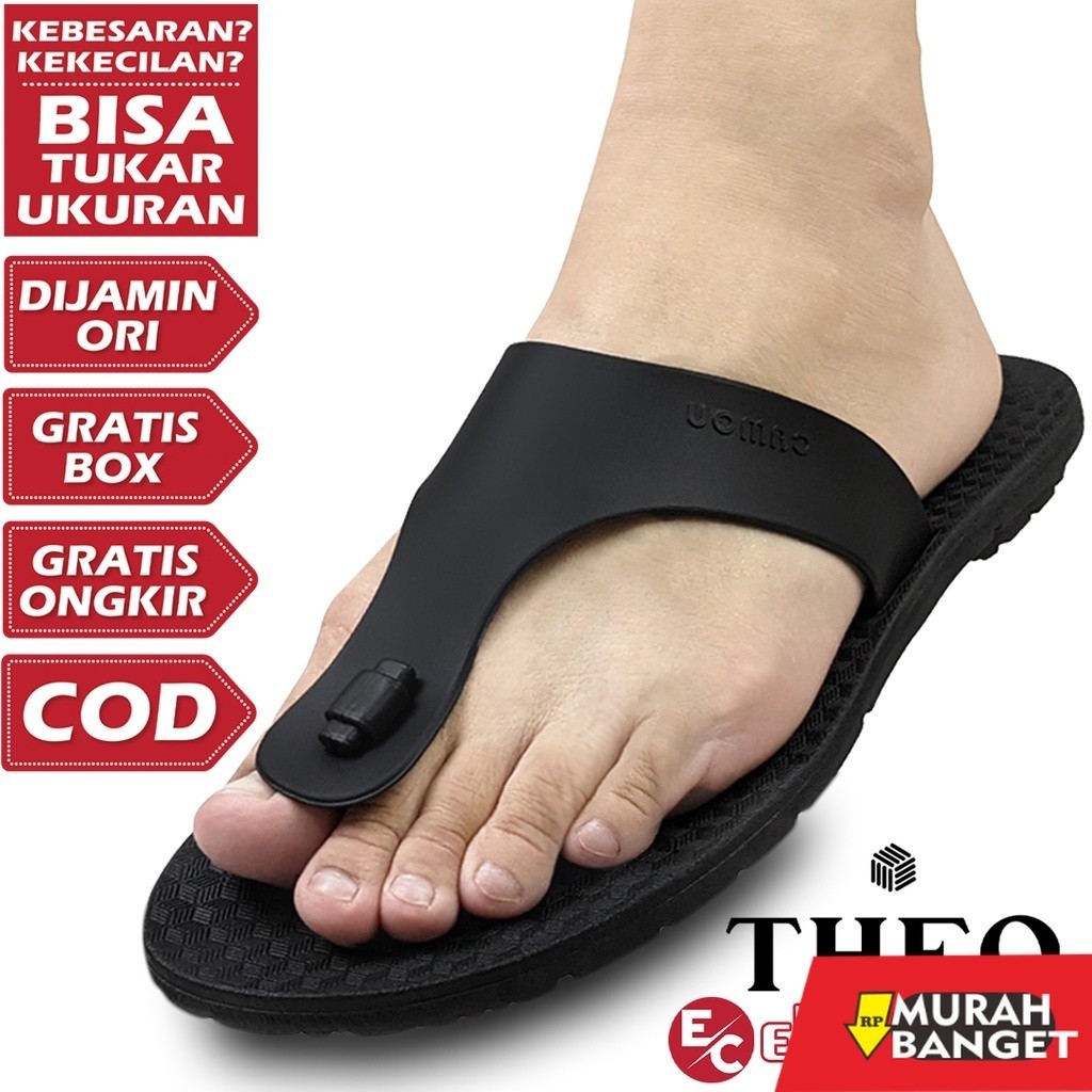 Sandal rumah laki laki- Sandal Pria Dewasa Distro Keren Ori CAMOU THEO SERIES ORIGINAL Sendal Jepit 