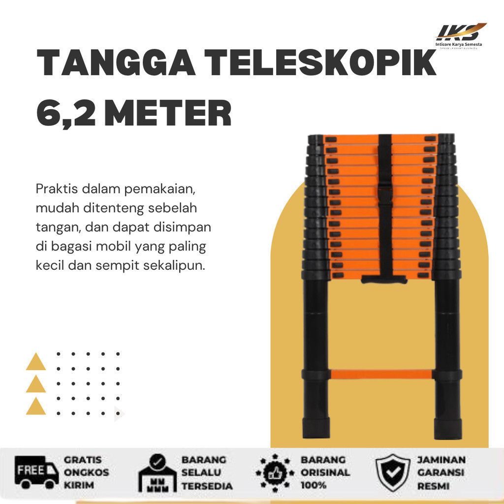 Tangga Teleskopik 6,2 Meter