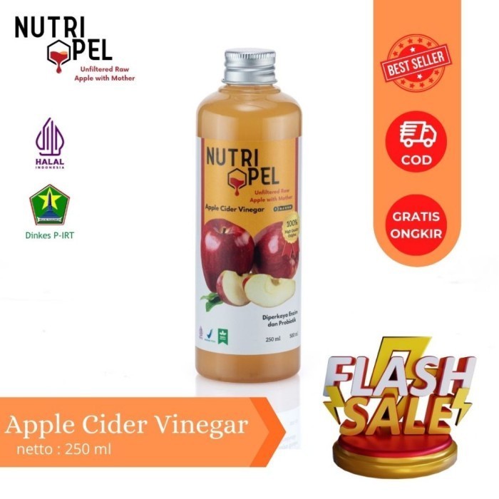 

Nutri Apel - Cuka Apel Murni - Apple Cider Vinegar With Mother