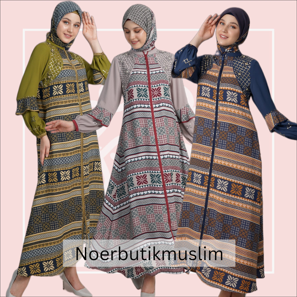 HIKMAT FASHION ORIGINAL A9221 ABAYA HIKMAT NOERBUTIKMUSLIM