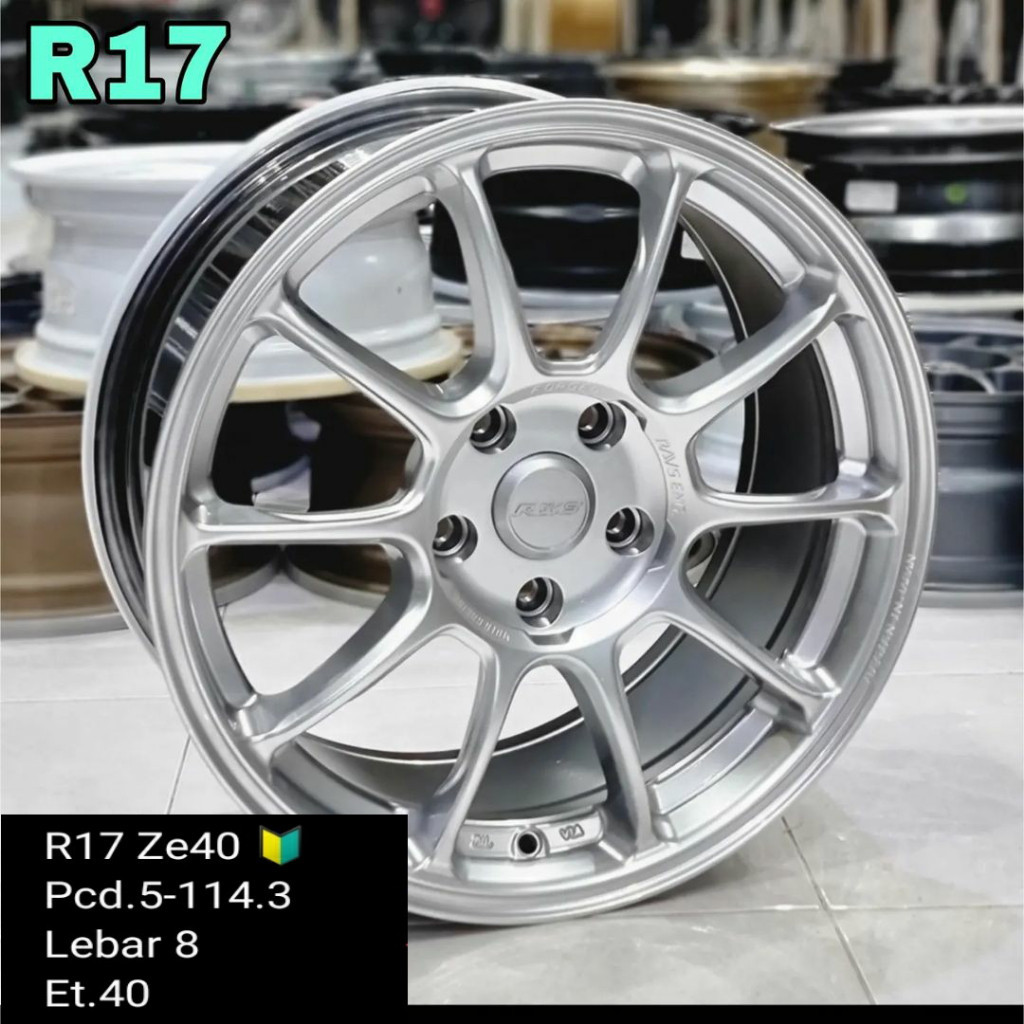 velg mobil rays ze40 ring 17 untuk terios xpander innova ertiga civic