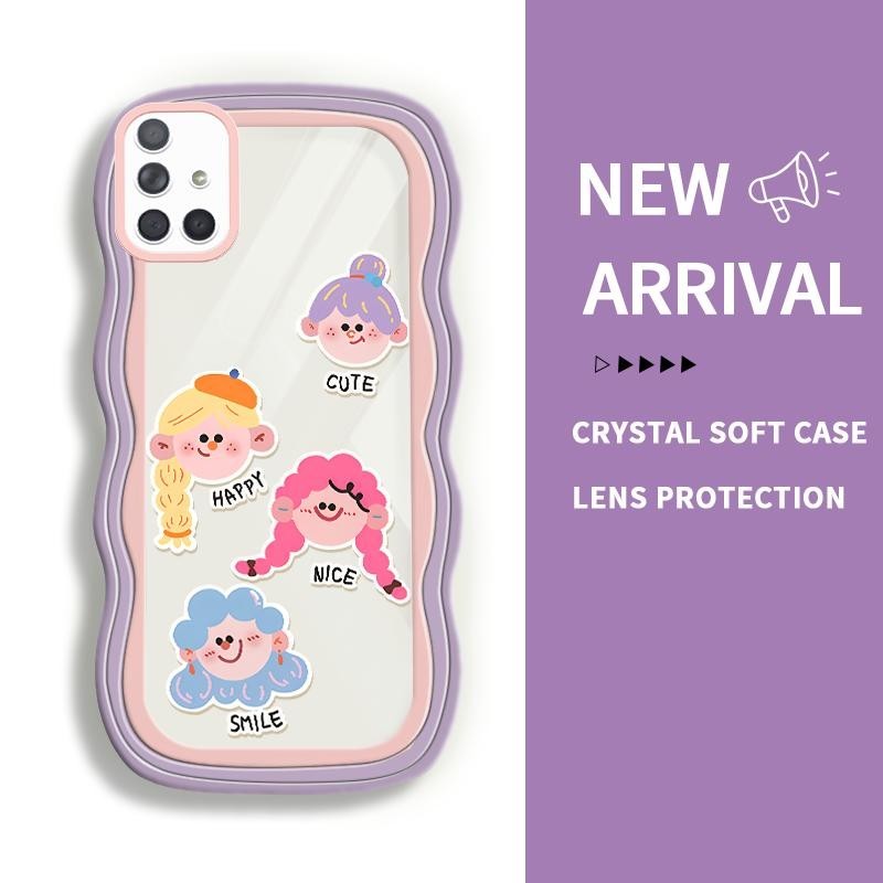Case HP For Samsung A71 4G 5G A7 2018 A72 4G 5G A73 5G F04 F12 F22 F23 5G A715F A750 Casing Softcase