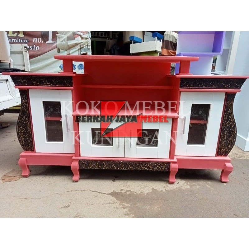 (COD) Rak TV Meja TV Minimalis Murah Cirebon Kuningan Majalengka Indramayu Subang Brebes Tegal Pemal