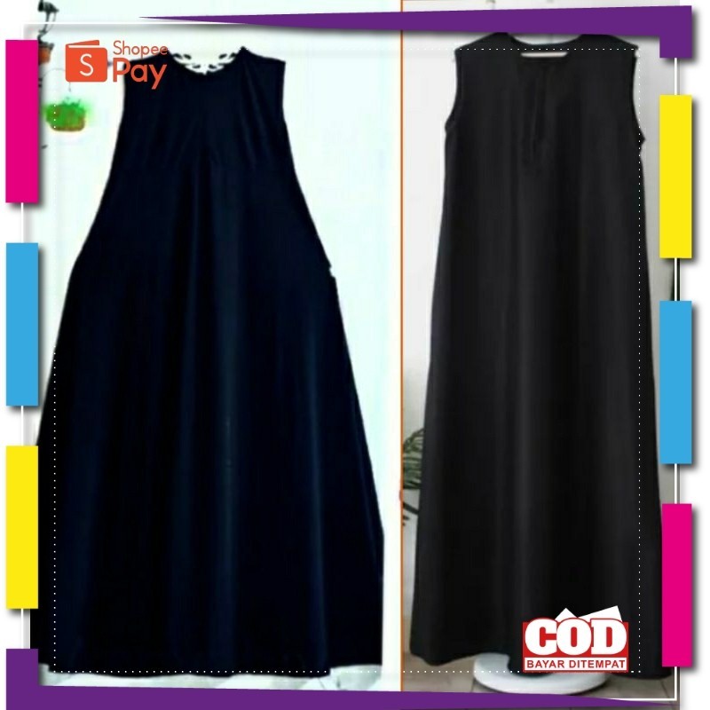 [PREMIUM BIG SALE] Inner dress jumbo katun big size over size busui busui non busui daleman gamis ba