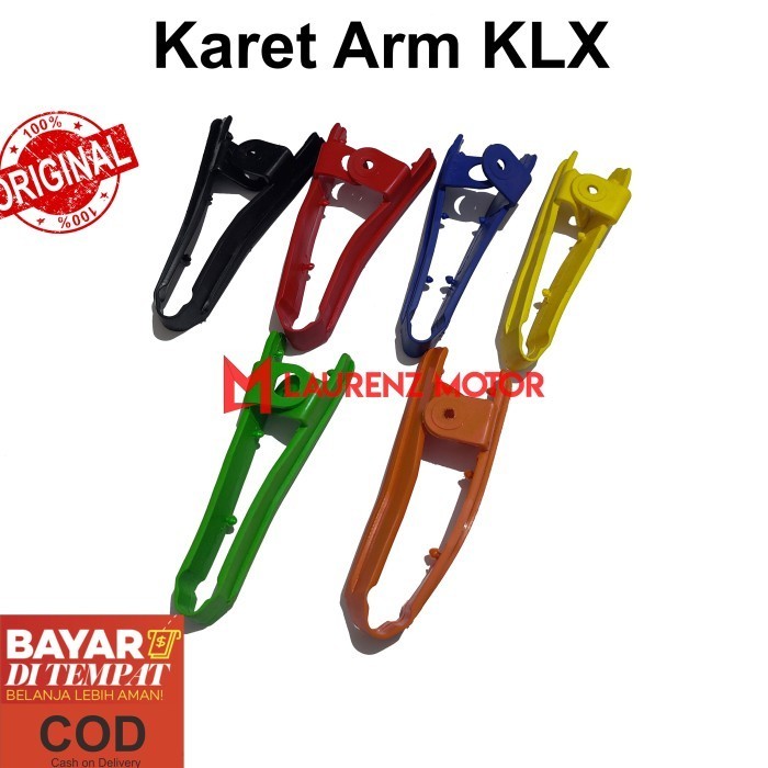 LM Karet Arm KLX 150 Swing Arm Rantai Replika - Hitam