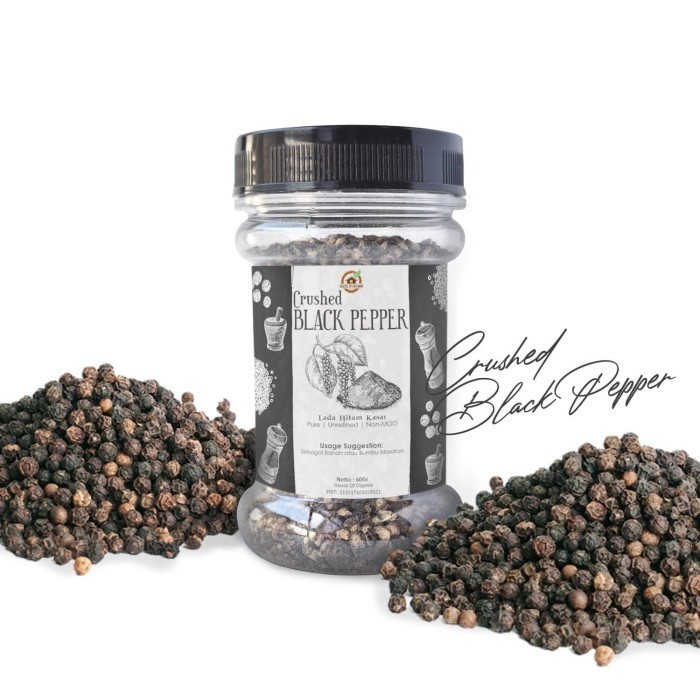

New Produk- [Terlaris] House Of Organix Crushed Black Pepper (lada hitam kasar) 60 Gr - TC