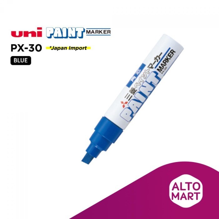 

UNI PAINT MARKER PX30 PX-30 Based Oil Spidol Cat Permanen All Surface - Blue