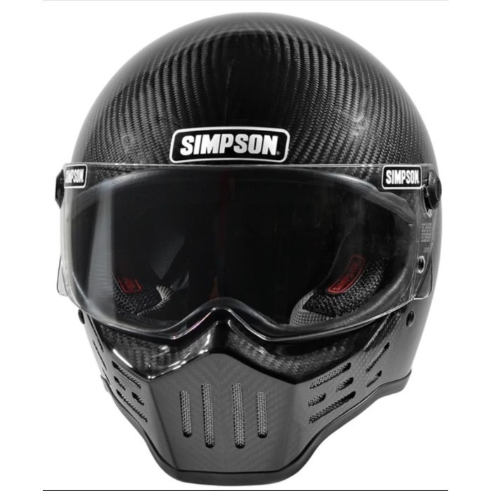 [PROMO COD] SIMPSON M30 BANDIT GLOSS CARBON HELM FULL FACE HELM CLASSIC SIMPSON