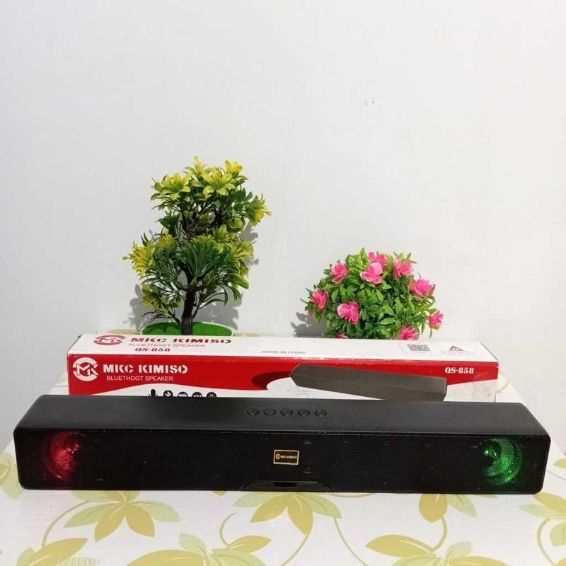MKC KIMISO NOIR Speaker Soundbar QS 858 MKC Kimiso Full Bass High Quality