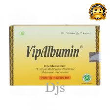 VIPALBUMIN BOX 30 KAPSUL - PENGOBATAN PASCA OPERASI DAN IMUNITAS  TUBUH