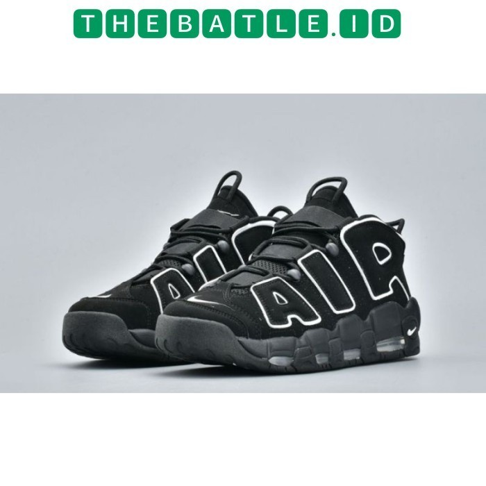 Sepatu Nike Air More Uptempo 96 Black White BNIB Original