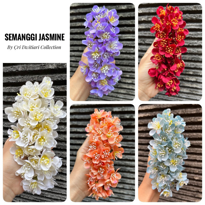 [MURAH] Semanggi bunga Jasmine/ Melati/ Lavender/ Hairdo Sanggul Kualitas Premium Ori
