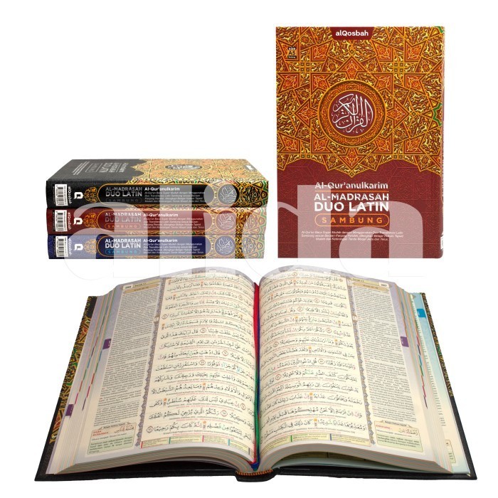 

[PROMO MURAH] Alquran Al-Madrasah Duo Latin Sambung Uk A5 Al-Quran Latin Almadrasah - Merah