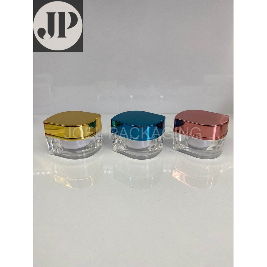 Pot Cream Acrylic leaf 10Gr Gold Blue Rose Gold Pot Krim Akrilik Daun - Gold