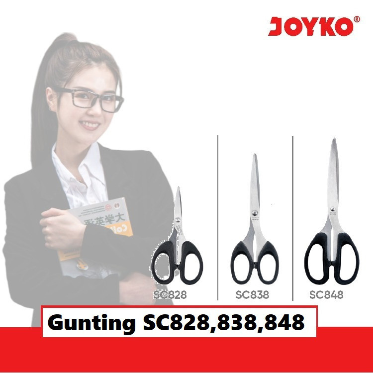 

Joyko Gunting Scissors Besar Tanggung Kecil SC848 SC838 SC828 Tajam