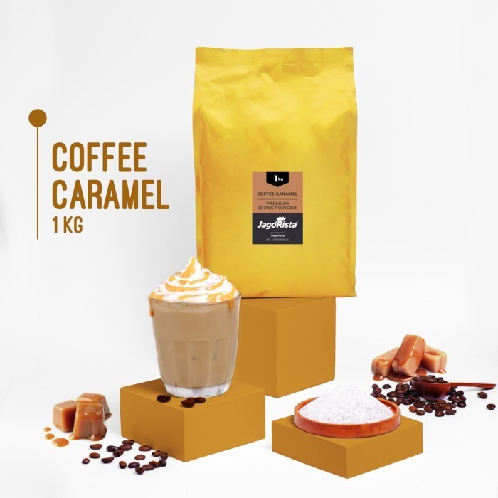 

[Ready] Premium GOLD Coffe Caramel ( Bubuk Minuman / Bubble Drink Powder )