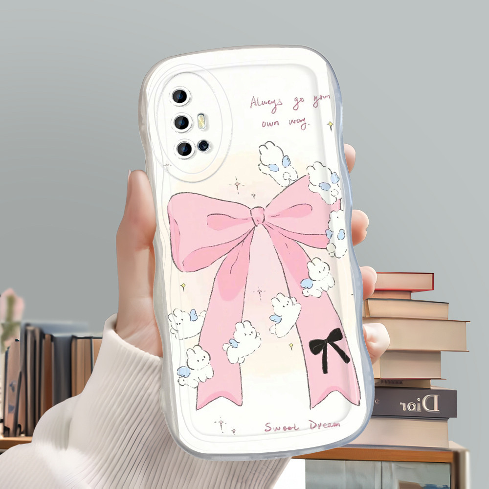 Vivo V19 Untuk Hp Casing Phone Case Softcase Kesing Sofcase Cassing Soft Pink Bow Rabbit 3792 Penuh 