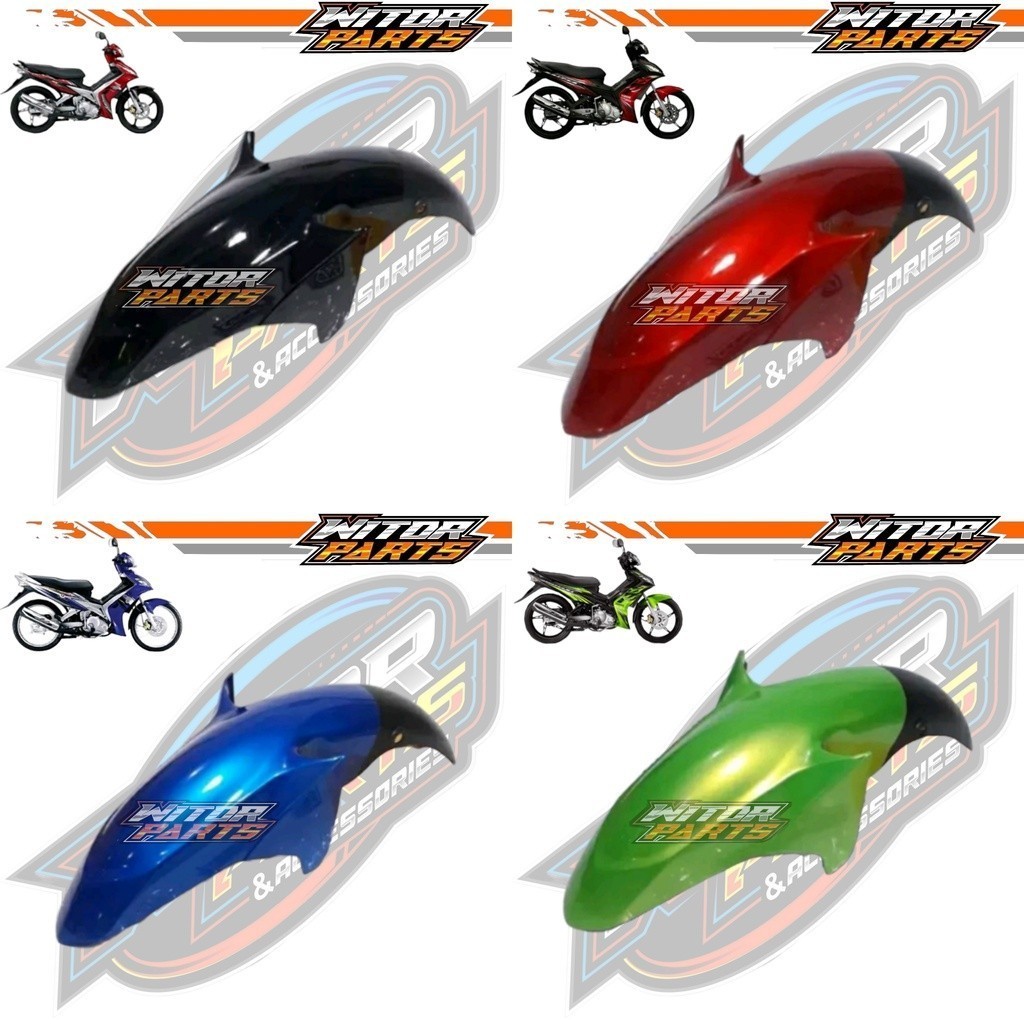 Spakbor Depan Yamaha Jupiter MX Lama Warna Hitam Merah Biru Hijau / Slebor Depan Yamaha Jupiter MX L
