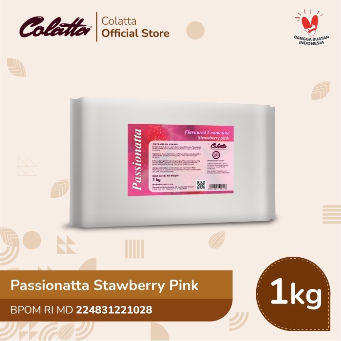 

[New] Colatta Passionatta - Coklat Strawberry Pink Batang 1Kg