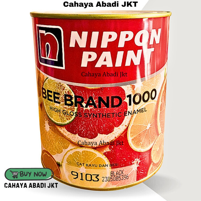 

Cat Minyak Kayu Dan Besi Bee Brand 1000 0,9ltr / Nippon Paint Bee Brand 1000 0,9 liter